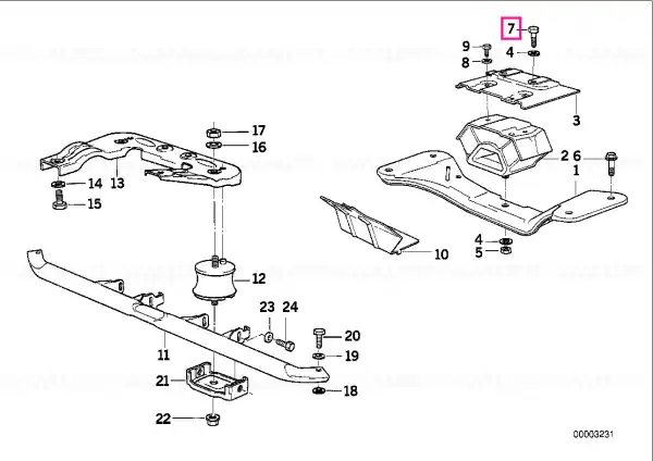Șurub cap cilindric M10X20-8.8-ZNS - BMW Motorrad Noutate