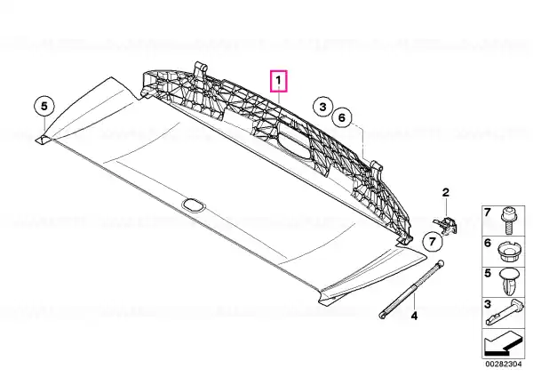 Noutate Folding top compartment - BMW