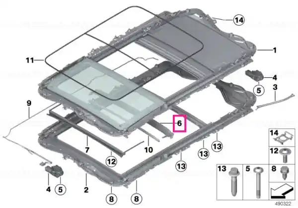Rain gutter - BMW Ofertă exclusivă