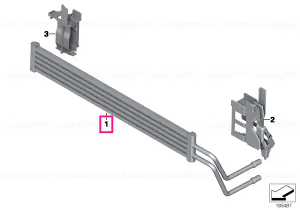 Power steering cooler - BMW Premium