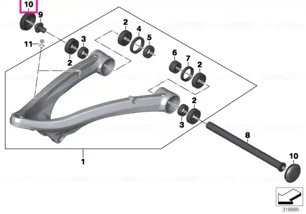 Capac rulment - BMW Motorrad Plată sigură