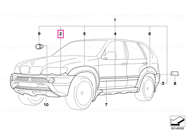 Livrare rapidă Front apron without PDC and HCS GRUNDIERT - BMW
