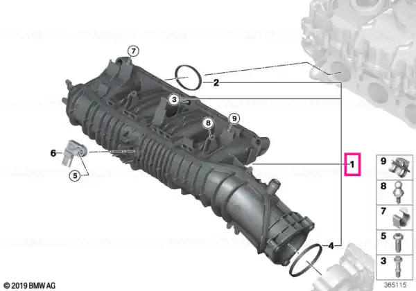 Intake manifold system - BMW Ultima șansă