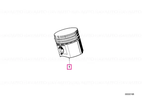 Nueral/alcan piston 92,485MM(+0,50) - BMW Reducere de preț