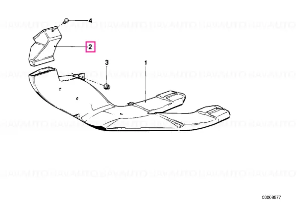 Intermediate piece, left - BMW Bestseller