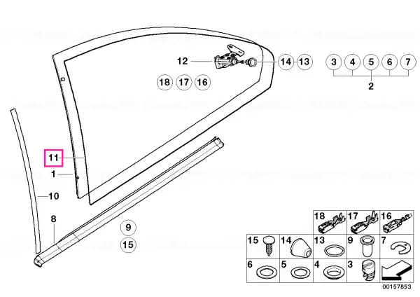 Discount Garnitura ventilatie geam interior GRAU - BMW