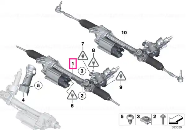 Vezi acum Exch. steering box, electr. - BMW