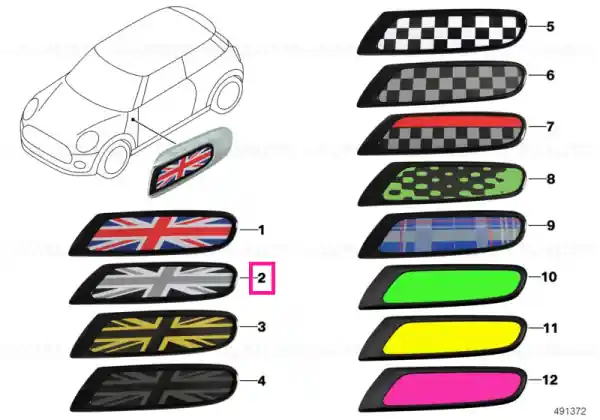 Plată sigură Set tapiterie cu burete, BLACK JACK - BMW - Mini