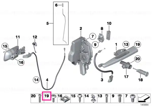 Preț mic Torx bolt M6X27 - BMW