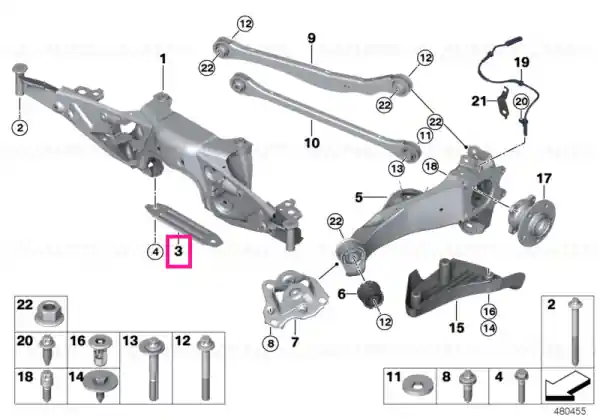 Cross brace - BMW Bestseller