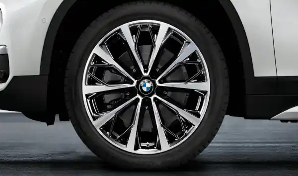 Janta aliaj usor - V Spoke 573 - Bicolor Negru (Black/Bright Turned) - 8Jx19 ET:47 - BMW X1 F48, X2 F39 Cel mai vândut