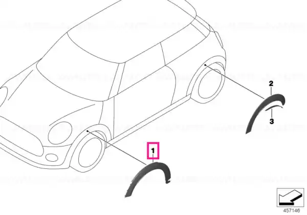 Capac aripa roată față stânga JCW PMA - BMW - Mini Ofertă