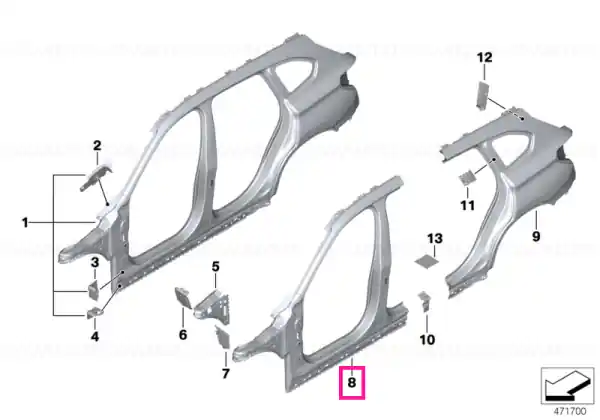 Reducere de preț Column A exterior, right - BMW