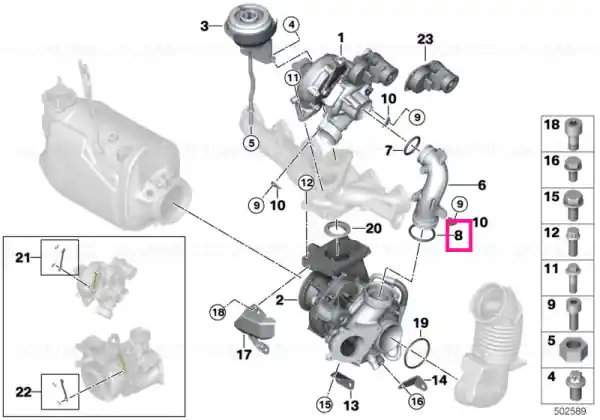O-ring 50,16X5,33 - BMW Ofertă specială