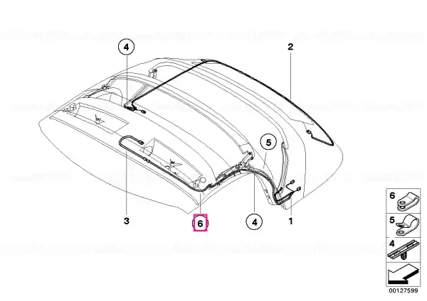 Suport cablu - BMW Disponibil imediat