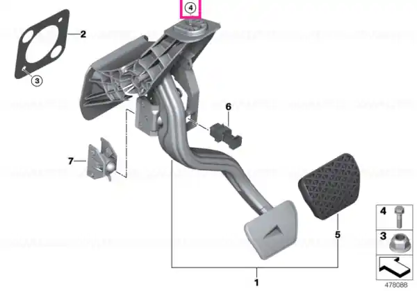 Reducere extra Șurub hex cu șaibă M8X25-PC-U2-8.8 - BMW