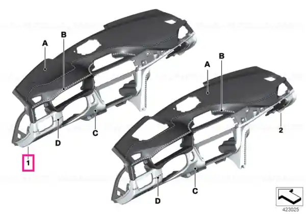 Reducere de preț Panou bord piele INDIVIDUAL - BMW