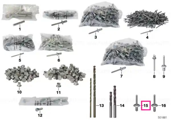 Ieftin Nituri orb N11 D=4,8MM - BMW