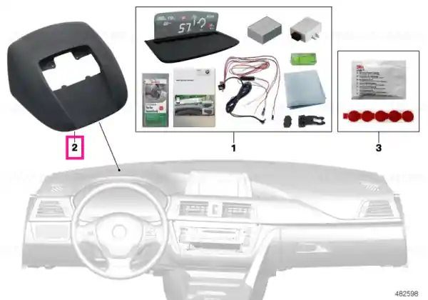 Livrare rapidă Stand BMW Head-Up Screen FÜR BMW HUS