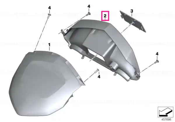 Capac tablou de bord - BMW Motorrad Reducere extra