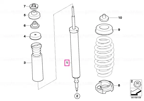 Ofertă exclusivă Shock absorber, rear - BMW
