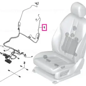 Wiring harness seat semi-electric left - BMW Super ofertă