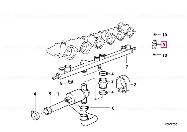 non-return valve L=41MM - BMW Cumpără acum