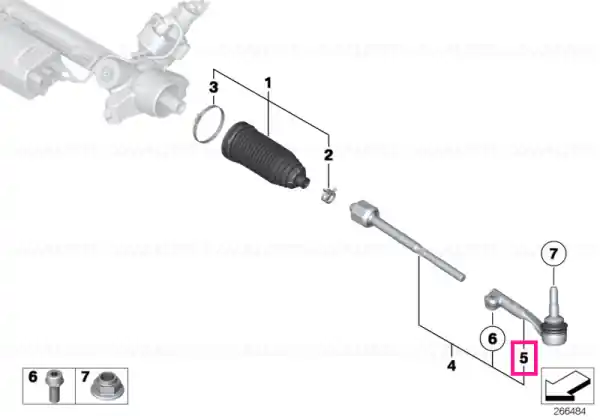 Ball joint, left - BMW - Mini Cel mai bun preț