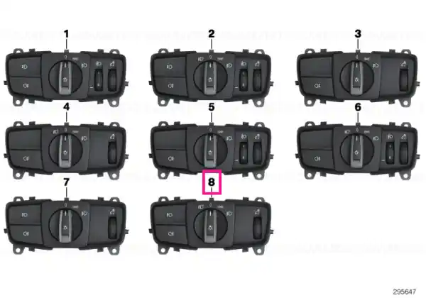 Calitate înaltă Control element light - BMW