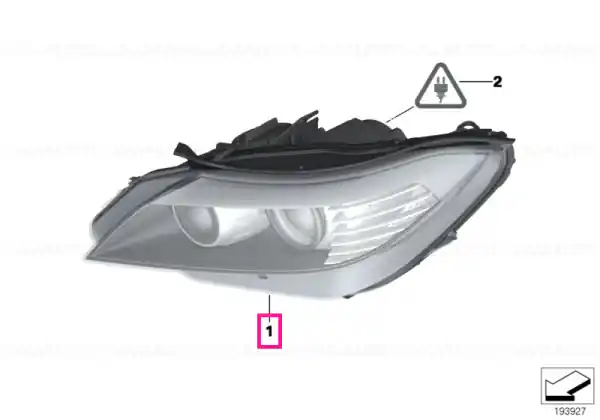 Noutate Bi-xenon headlight, left - BMW