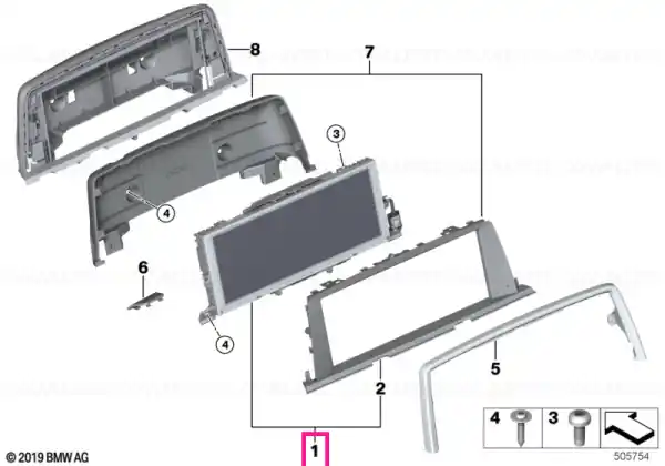 Chilipir Central information display 10" - BMW