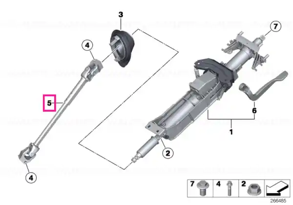 Steering shaft - BMW Premium