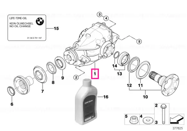 Ieftin Exchange final drive I=3,64 - BMW