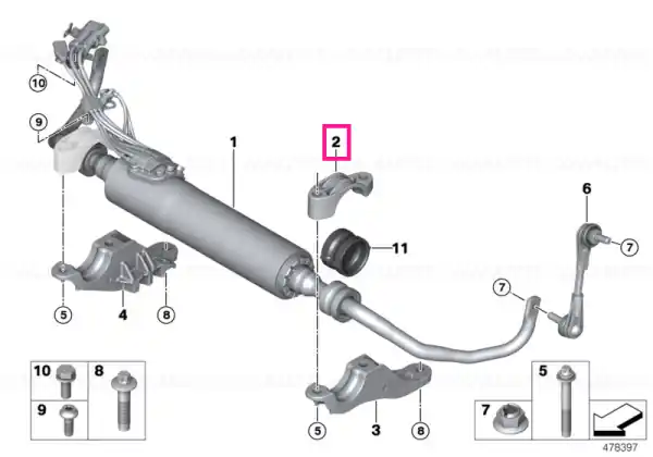 Cumpără acum Suport stabilizator secțiune superioară - BMW