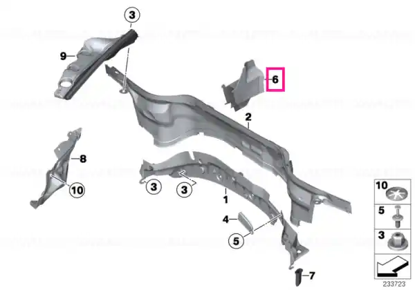 Capac protecție infiltrații apă - BMW - Mini Ofertă specială