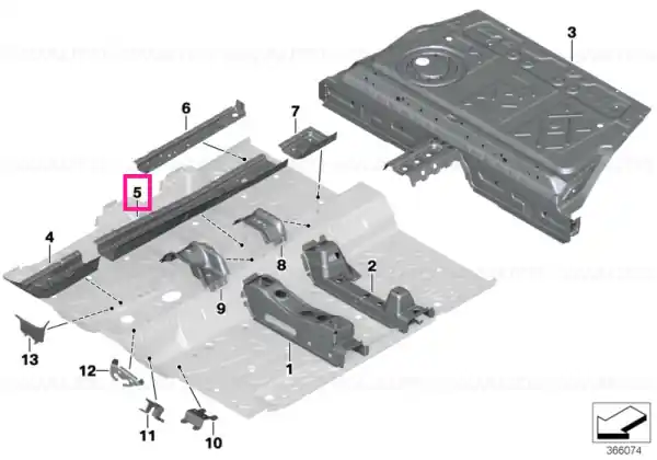 Reducere specială Console, transmission support, left - BMW