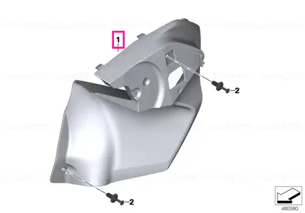 Chilipir Conduct aer, interior stanga - BMW Motorrad