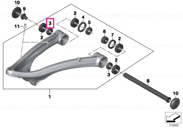 Bucsa distantier - BMW Motorrad Doar azi