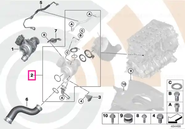 Installation kit, turbocharger VALUE LINE - BMW Premium
