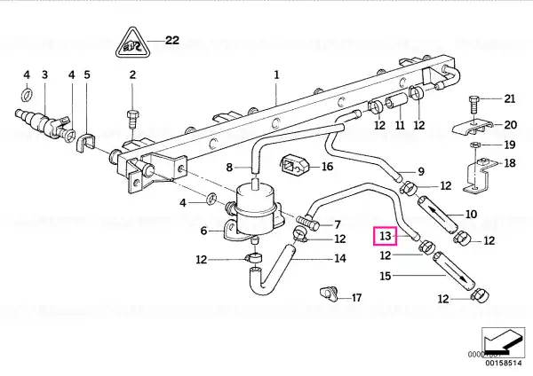 Fuel return line - BMW Reduceri