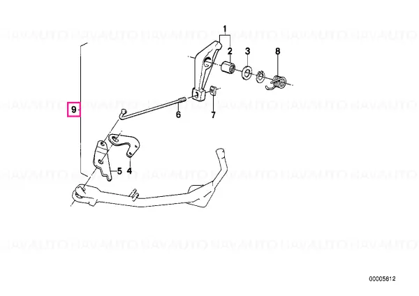 Chilipir Side stand installation set - BMW