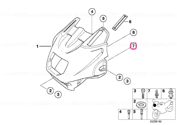 Reducere extra Șurub fix M5X24 - BMW Motorrad