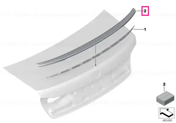 Ultima șansă Primed rear spoiler - BMW