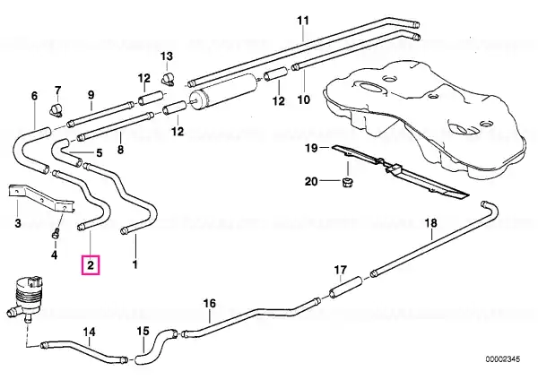 Cel mai bun preț Fuel return line - BMW
