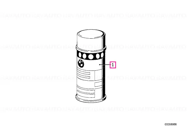 Livrare rapidă Spray paint set Hennarot solid 2X150ML 052 - BMW