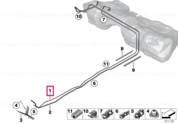 Mai ieftin Fuel feed line - BMW