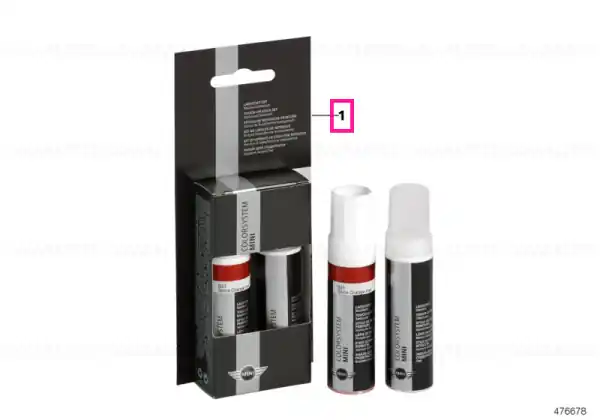 Touchup stick set High Class gray met. 2X12ML B43 - BMW - Mini Comandă acum