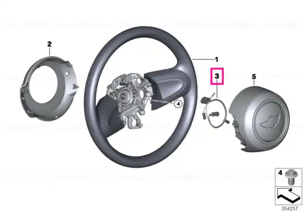 connecting line, steering wheel - BMW - Mini Preț mic