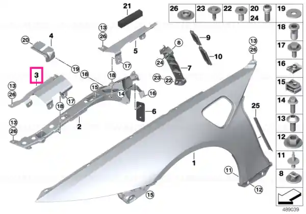 Vezi acum Deformation element, front right - BMW