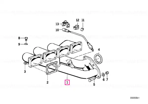 Exhaust manifold 42X2 + KAT - BMW Ultima șansă